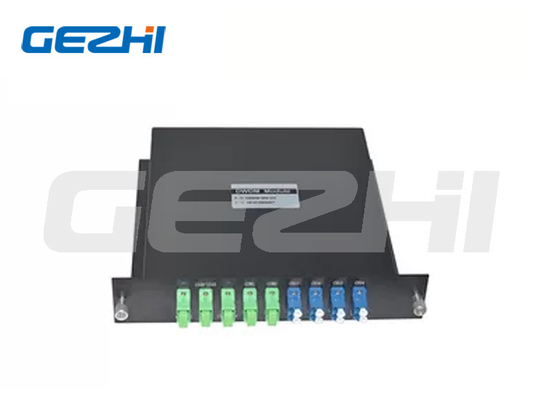 نوری با ایزوله بالا DWDM Mux Demux 2X4CH Dual Fiber نوع LGX
