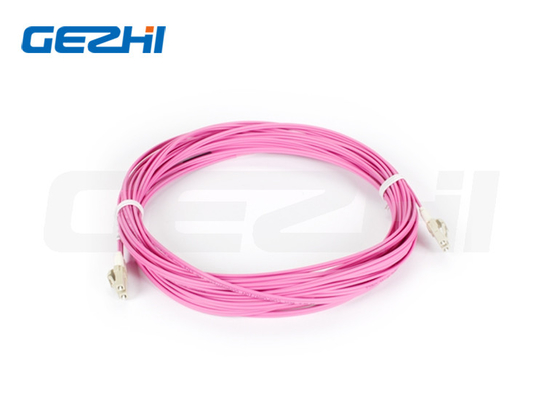 LC MM 50/125 دوپلیکس LC OM4 سیم پیچ فیبر نوری