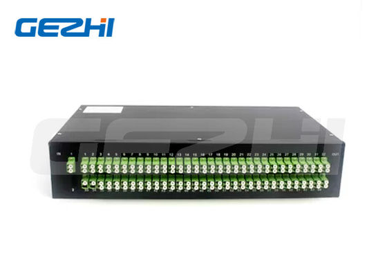 1x128 رک مانت PLC اسپلیتر با افت درج کم برای شبکه‌های فیبر نوری