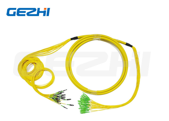 24 سیم فیبر G657A1 از قبل به پایان رسید تا LC سیم پیچ نوری برای FTTX