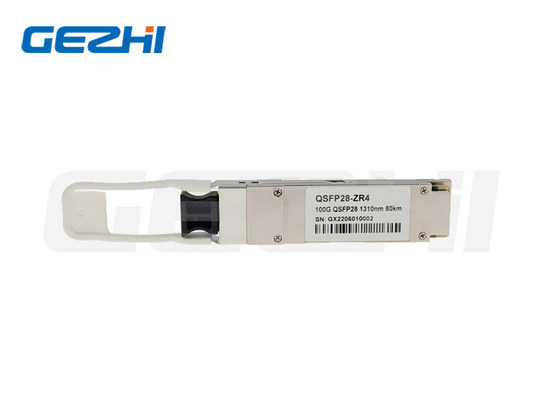 ماژول فرستنده نوری 100G QSFP28 ZR 1310nm 80Km با سازگاری بالا