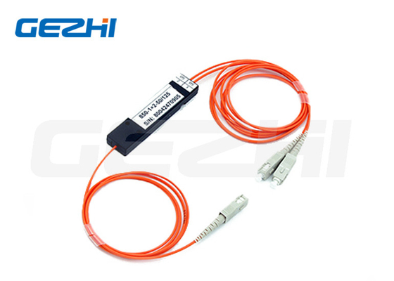 FTTX فیبر تقسیم کننده چند حالت MM 62.5/125um 650nm 50/50 کوپلر