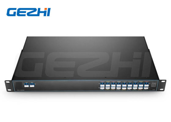 18 کانال 1270-1610nm CWDM Mux Demux با پورت مانیتور و فناوری TFF