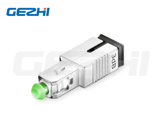 SC / APC Fiber Optic Attenuator Mode Single Mode مرد تا زن 3dB ثابت