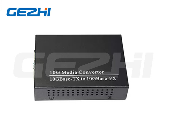 Rj45 Copper To 10gbase-X Sfp+ Fiber Media Converter Fcc برای اترنت