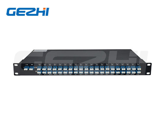 ماژول 1U Rack Mount 40CH AAWG DWDM Mux Demux با فاصله کانال 100GHz و کانکتور LC / UPC