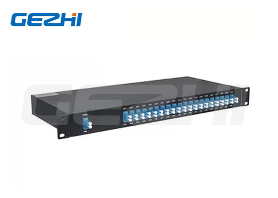 40 کانال دو فایبر DWDM Mux Demux با طراحی بی حرمت در 1U Rack Mount AAWG Passive Device