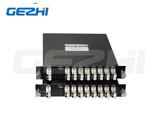 ماژول 8CH DWDM Mux Demux CH41-CH48 Dual Fiber LGX با اتصالات فلزی