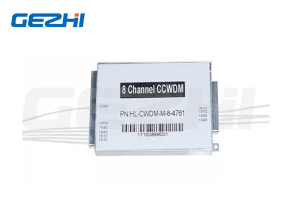 ماژول CWDM Mux Demux کوچک 8 کاناله با اتلاف درج فوق العاده کم و طراحی فشرده