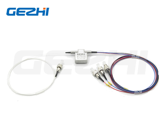 اتصال 5V 850nm Multimode1x3 نوع T مبدل مکانیکی نوری با FC / APC