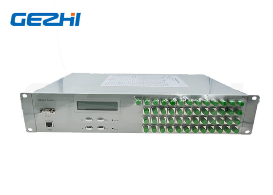 FSW 1x48 سوئیچ فیبر نوری 19 اینچ 2U Rackmount 1260 ~ 1650nm حالت تک