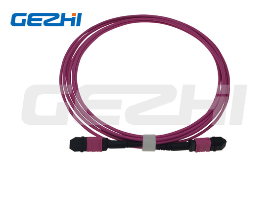 12 فایبر LC دوپلکس 1x6 تا MTP کابل های MPO MPO OM4 Patch Cord