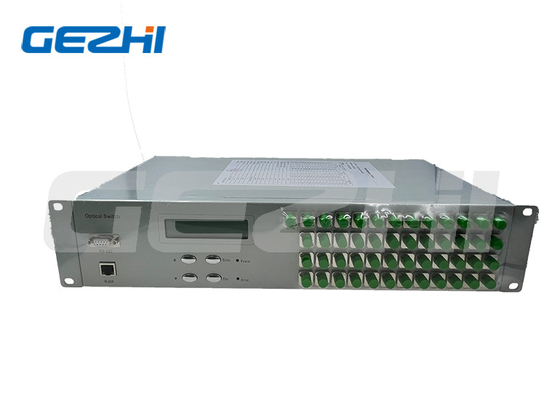 ثبات بالا FSW 1x48 سوئیچ فیبر نوری 19 اینچ 2U Rackmount 1260 ~ 1650nm حالت تک