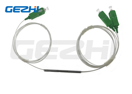 1x2 ذوب دو مخروط مخروط فیبر نوری تقسیم کننده FBT تقسیم کننده 1x2 FBT فیبر نوری زوج تقسیم کننده SC / APC