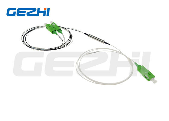 1x2 دستگاه FWDM T1550R1310/1490nm لوله فولادی 1 متر بدون کانکتور