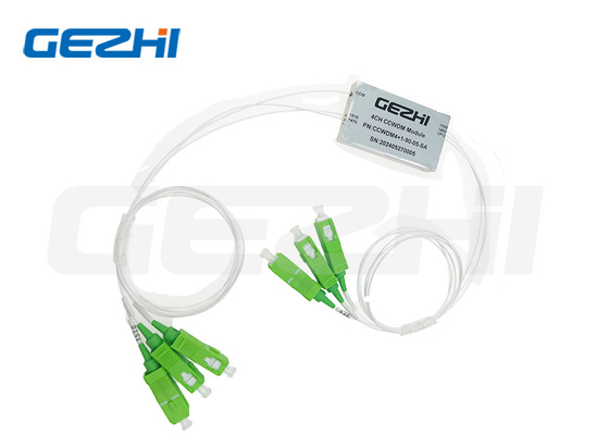 WDM نوری CCWDM 4+1CH SMF-28e با 0.9 لوله گشاده SC/APC ماژول CCWDM Mini cwdm