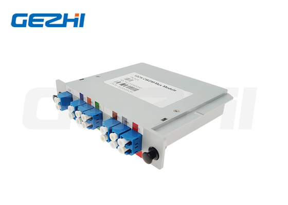 تجهیزات فیبر نوری 12CH MUX 1260-1620nm Fiber CWDM Cassette Module با آداپتور LC UPC