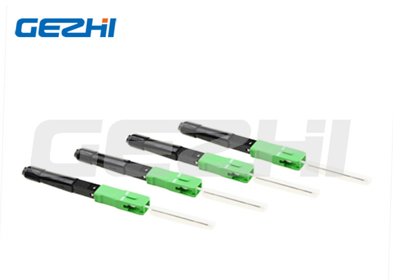 SC APC Hot Melt Splice بر روی کانکتور فايبر نوري fast connector