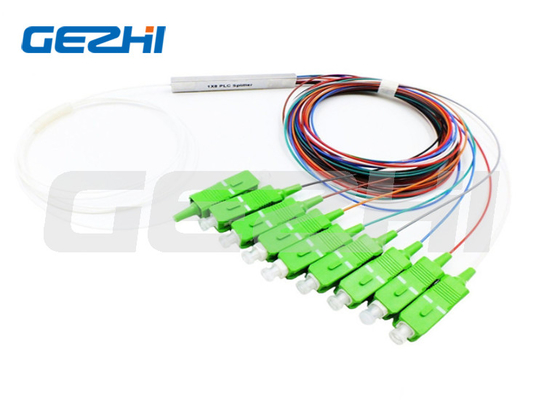 فیبر نوری 1x4 / 1x8 مینی PLC Splitter G657A نوع فیبر 3.8-24.5 dB ضایعات ورودی تضمین شده