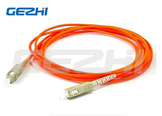 مدل SC SX/DX MM سیم پیچ فیبر نوری نارنجی با تکرار پذیری ±0.1dB