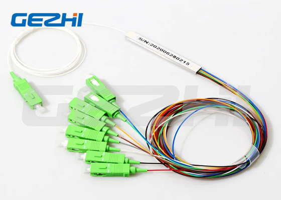 1×16 Sc/Upc Fiber Optical Plc Splitter - نوع لوله فولادی با کانکتور SC/APC
