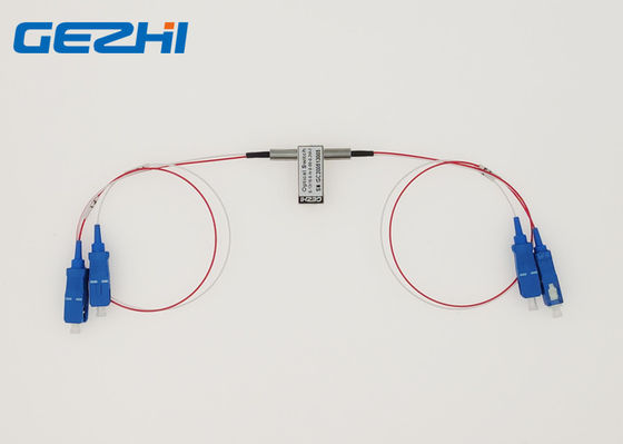 کلیدهای نوری فیبر نوری مکانیکی 1310nm SM 1 Meter SC UPC 2x2B