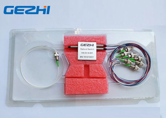 سوئیچهای نوری فیبر نوری مکانیکی 1x8 کوچک Opto Mechanical