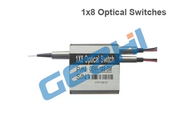 کلیدهای فیبر نوری FC APC Pigtail Latched 1x8T 1550nm