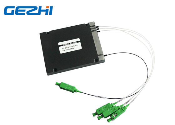 تک فیبر 1550nm 1x3 CWDM Passive Multiplexer