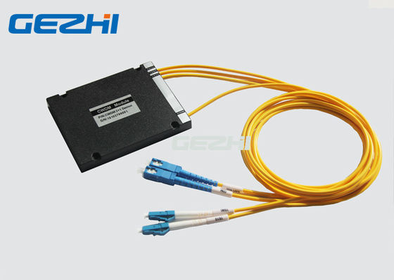 فیبر تنها 1590nm CWDM 2 کانال نوری اضافه کردن چند قطره
