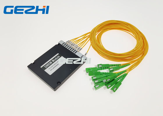 1x8 CWDM مولفه نوری فیبر Multiplexer Passive Multiplexer