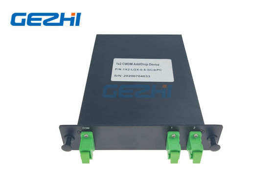 1510nm 1x2 CWDM Single Multiplexer Drop Passive ماژول اضافه کنید