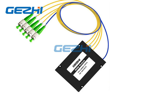 قطبش 1x4 حفظ فیلتر PM WDM ماژول اتصال دهنده FC / APC