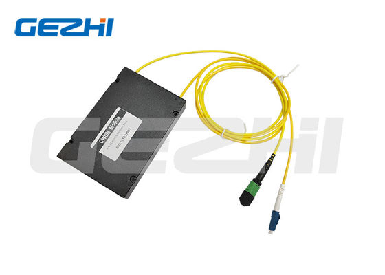1x8 WDM فیبر نوری Multiplexer 8 کانال CWDM با MPO Pigtailed